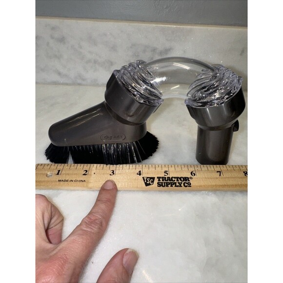 Dyson OEM Genuine Multi Angle Curved Dust Brush Attachment Part Gray & Clear - Picture 8 of 9